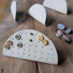 Range boucles d'oreilles en céramique